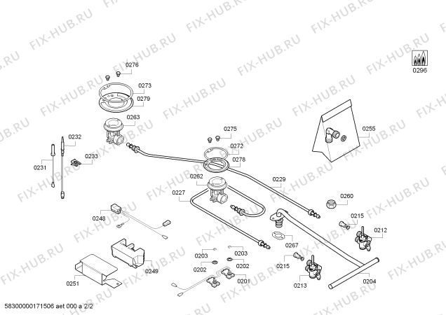 Взрыв-схема плиты (духовки) Bosch PRB326B90X 2G C30F IH5 BO PROFI-LINE - Схема узла 02