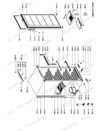 Схема №1 GKMT 2494/2 FH с изображением Электрокомпрессор для холодильной камеры Whirlpool 481236038707