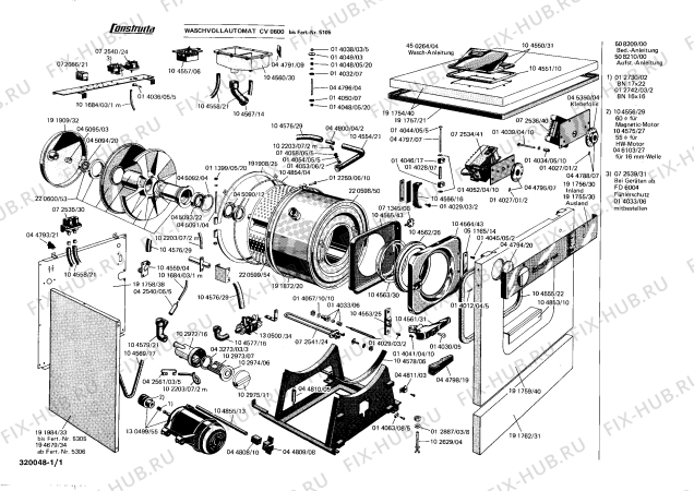 Схема №1 CV0600 с изображением Программатор для стиральной машины Bosch 00072534