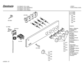 Схема №2 CH17690 с изображением Панель управления для плиты (духовки) Bosch 00354925