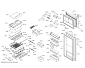 Схема №2 KDN56AW32N с изображением Дверь морозильной камеры для холодильной камеры Bosch 00770552