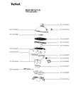 Схема №1 BG910815/11A с изображением Фиксатор для гриля Tefal TS-01028970