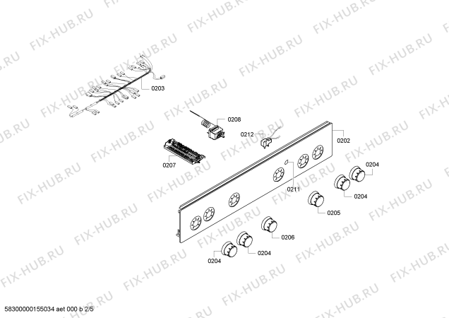 Схема №3 FRS3010GTL с изображением Кабель для электропечи Bosch 00621049