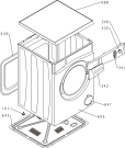 Схема №3 WA50120 (157204, PS03/120) с изображением Обшивка для стиралки Gorenje 157754