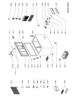 Схема №1 GTMH 3849/2 SPC с изображением Дверца для холодильника Whirlpool 481944268732