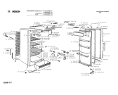 Схема №2 0702174864 KS17W с изображением Дверь морозильной камеры для холодильника Bosch 00123173