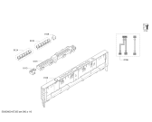 Схема №2 SN64M005EU с изображением Передняя панель для посудомоечной машины Siemens 00705366