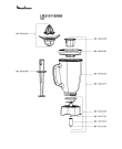 Схема №2 LM210010/BN0 с изображением Блендерная ножка для блендера (миксера) Moulinex MS-4A04395