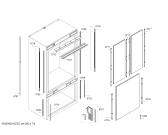 Схема №1 RB492701 с изображением Крышка для холодильника Bosch 00713387