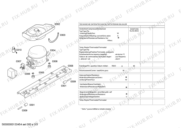 Схема №1 KGN73E00 с изображением Дверь для холодильной камеры Bosch 00245852