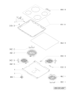 Схема №1 HOB 425 B 046 099 80 с изображением Затычка для электропечи Whirlpool 481944239207