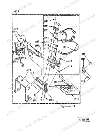 Схема №2 AWG846 3R LER 5437 JQ с изображением Шланг Whirlpool 481953028956