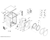 Схема №2 WLM204C00W BOSCH Avantixx 6.2kg с изображением Корпус для стиралки Bosch 00712841