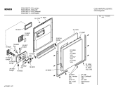 Схема №3 SGU4332 с изображением Вкладыш в панель для электропосудомоечной машины Bosch 00360460