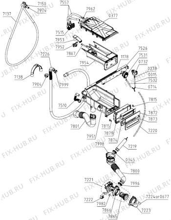 Взрыв-схема стиральной машины Asko W4114C.W (575155, WM85.14100) - Схема узла 06