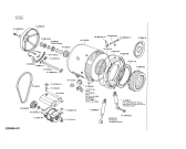 Схема №2 0722044454 V6372 с изображением Уплотнитель для стиральной машины Bosch 00014416