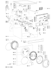 Схема №2 AWO/D 6951 с изображением Блок управления для стиралки Whirlpool 480111100367