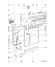 Схема №2 ADG 955 AVM с изображением Обшивка для посудомоечной машины Whirlpool 481245370522