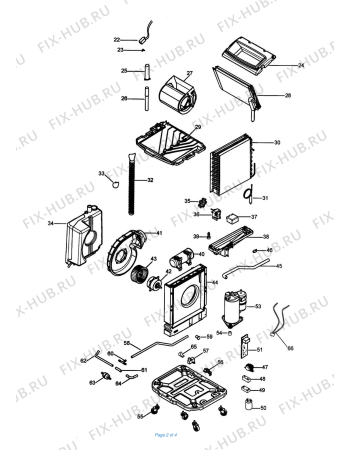 Схема №2 PAC W120A с изображением Обшивка для кондиционера DELONGHI 5351057100