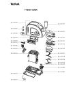 Схема №1 TT552842/BA с изображением Провод для электрофритюрницы Tefal SS-187921