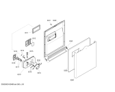 Схема №1 SGS55M32EU Berlina Silence с изображением Передняя панель для посудомоечной машины Bosch 00441145