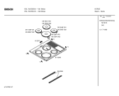 Схема №4 HSL402KSC с изображением Панель управления для плиты (духовки) Bosch 00215260