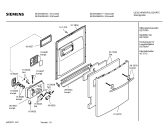 Схема №3 SE25A265 с изображением Передняя панель для посудомоечной машины Siemens 00432470