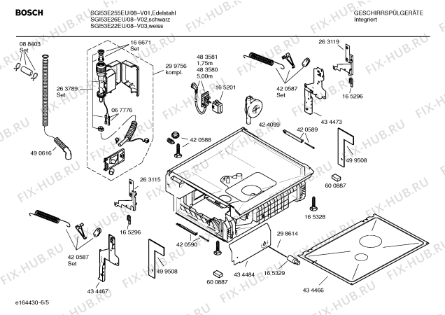Схема №4 SGI53A36EU с изображением Ручка выбора программ для посудомойки Bosch 00420309