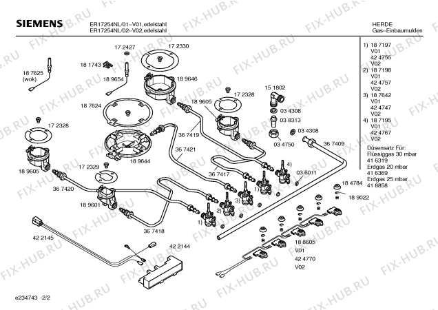 Схема №1 ER17357NL с изображением Решетка для духового шкафа Siemens 00367416