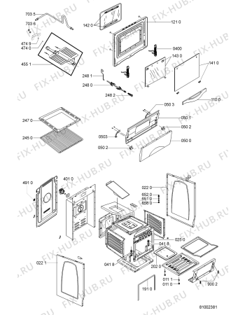 Схема №1 ACM 832/WH/01 с изображением Термостат для духового шкафа Whirlpool 481227128533