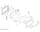 Схема №5 MEM301ES с изображением Декоративная рамка для плиты (духовки) Bosch 00144703