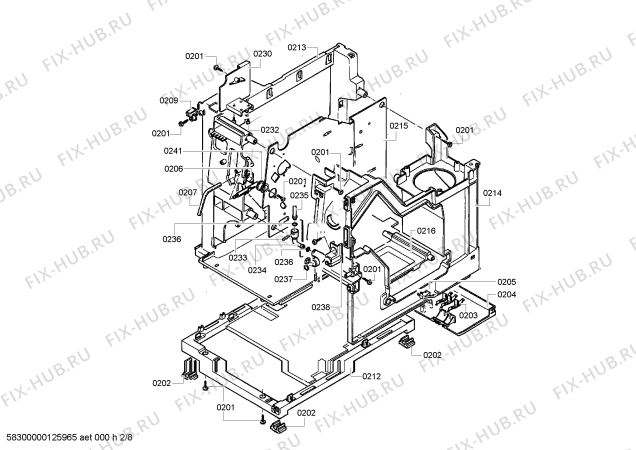 Схема №1 TCA6809 Benvenuto B75 с изображением Кнопка для электрокофеварки Bosch 00610945