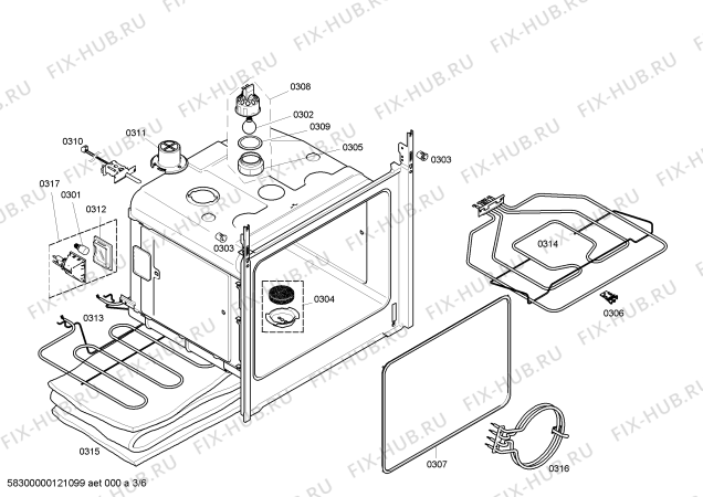 Схема №1 HEN764650 с изображением Панель управления для плиты (духовки) Bosch 00437761