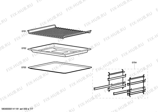 Схема №2 HB5305Z1C с изображением Профилированная полоса для плиты (духовки) Siemens 00248226