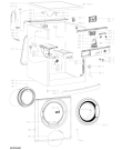 Схема №2 AWC 7083 A с изображением Обшивка для стиралки Whirlpool 481010777699