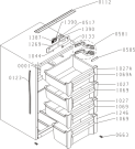 Схема №1 F3090AW (387653, ZOS1056) с изображением Часть корпуса для холодильника Gorenje 381971