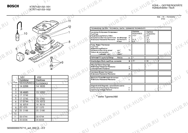 Схема №1 KTR71440 с изображением Планка ручки для холодильной камеры Bosch 00438624