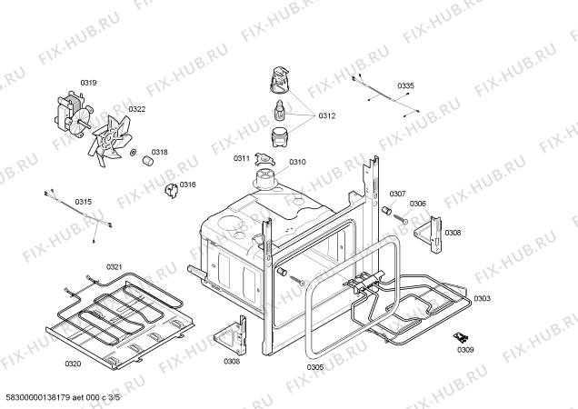 Схема №2 HBB42C350E с изображением Часы для духового шкафа Bosch 00645247