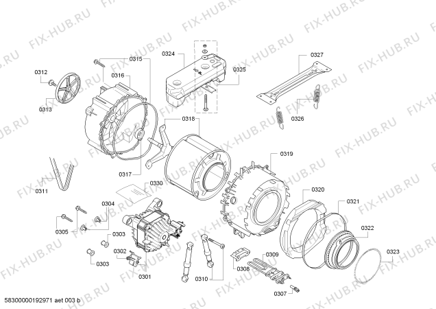 Схема №2 WAN20261BY с изображением Модуль управления, запрограммированный для стиралки Bosch 11026801