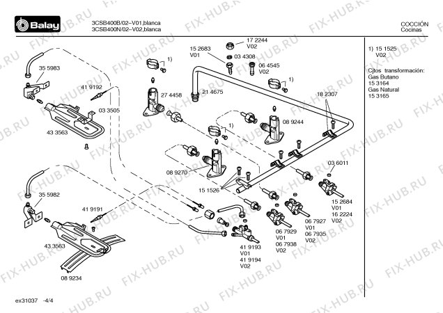 Схема №2 3CSB400B с изображением Панель для электропечи Bosch 00433980