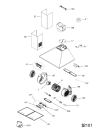 Схема №1 208355405421PRF00040 с изображением Руководство для вытяжки Whirlpool 488000540467