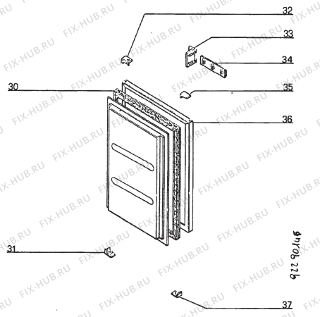 Взрыв-схема стиральной машины Zanussi ZF80B - Схема узла Section 2