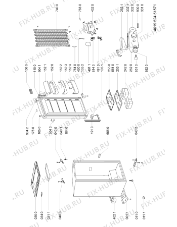 Схема №1 ARC0850 (F091181) с изображением Конденсатор для холодильника Indesit C00326751