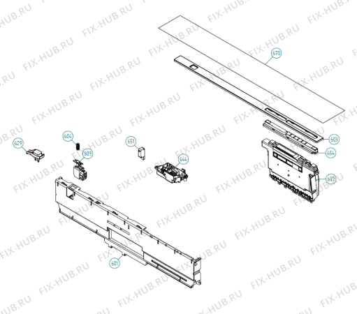 Взрыв-схема посудомоечной машины Pelgrim GVW999RVS-P01 XXL NL   -Titan FI Soft (341748, DW70.3) - Схема узла 06