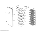 Схема №2 GSD325906Q BOSCH с изображением Дверь для холодильной камеры Bosch 00241393