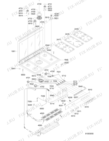 Схема №1 MRGG 912 UGS с изображением Кнопка для духового шкафа Whirlpool 480121104754