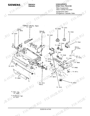 Схема №22 FM639Q4 с изображением Инструкция по эксплуатации для видеотехники Siemens 00530629