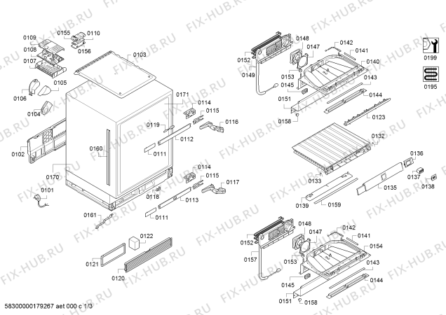 Схема №1 RW404261CN, Gaggenau с изображением Панель для холодильника Bosch 11002745