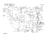 Схема №5 CG2659 CG2651 с изображением Крышка для электропосудомоечной машины Bosch 00080423