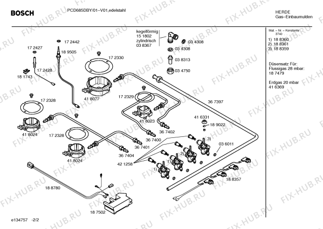 Схема №1 PCD685DBY Bosch с изображением Инструкция по эксплуатации для духового шкафа Bosch 00583854